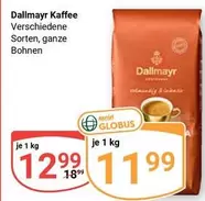 Kaffee Verschiedene Sorten, ganze Bohnen