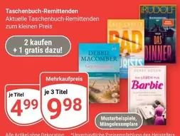 Leben - Taschenbuch-Remittenden