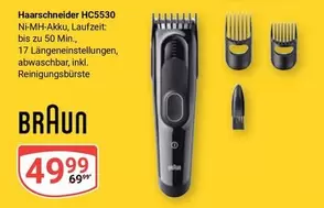 Braun - Haarschneider HC5530 Ni-MH-Akku