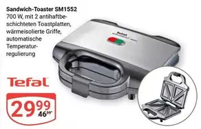Tefal - Sandwich-Toaster SM1552
