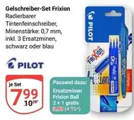 Gelschreiber-Set Radierbarer Tintenfeinschreiber