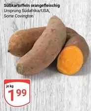 Süßkartoffeln orangefleischig