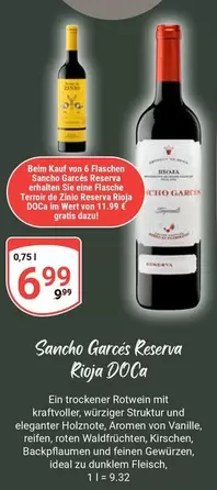 Wert - Sancho Garcs Reserva Rioja DOCa