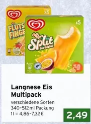 Split - Langnese Eis Multipack