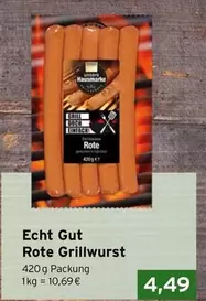 Rote Grillwurst