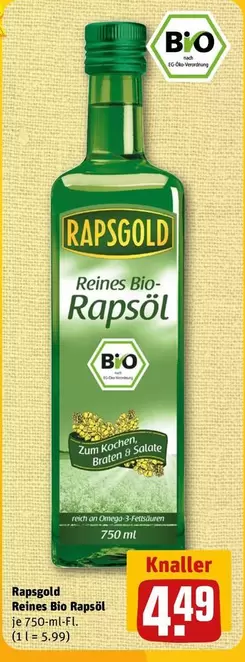Bio - Reines -Rapsöl