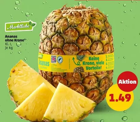 Krone - Ananas ohne