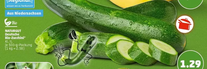 Bio - Deutsche -Zucchini