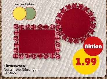 Filzdeckchen