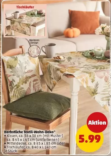 Herbstliche Textil-Wohn-Deko