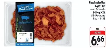 Geschnetzeltes Gyros Art vom Schwein
