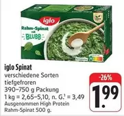 Rahm-Spinat mit BLUBBB