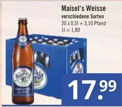 Maisel's Weisse verschiedene Sorten