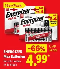 Energizer - Max Batterien