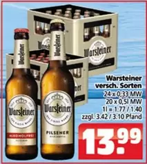 Warsteiner - versch. Sorten