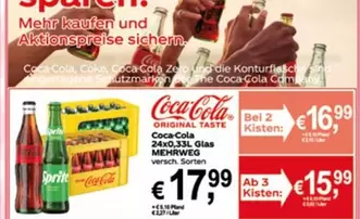Coca Cola - Coca-Cola 24x0,33L Glas MEHRWEG