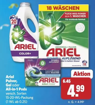 Ariel - Pulver, Gel Oder All-in-1 Pods