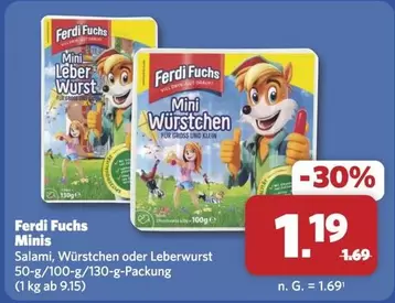 Fredi Fuchs - Mini Salami Würstchen Oder Leberwurst