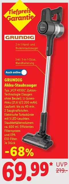 Hand - Akku-Staubsauger Typ VCP 4110L