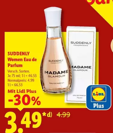 Glamour - SUDDENLY Women Eau de Parfum MADAME GLAMOUR