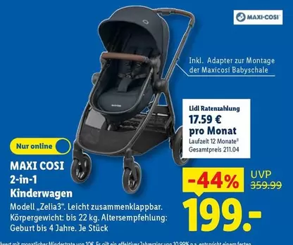 2-in-1 Kinderwagen