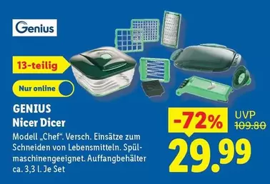 Genius - Nicer Dicer Modell "Chef"