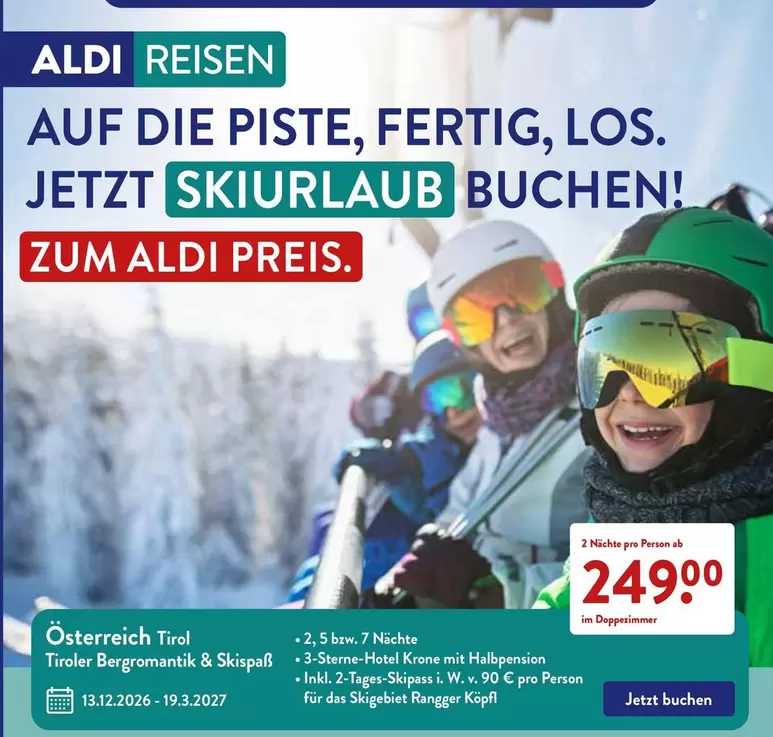 Krone - Skiurlaub