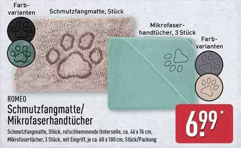 Schmutzfangmatte/Mikrofaserhandtücher