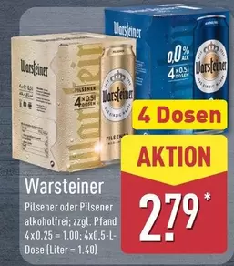 Warsteiner - Pilsener oder Pilsener alkoholfrei