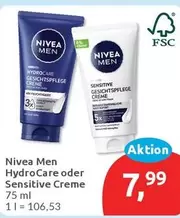 Nivea - Men Hydrocare Oder Sensitive Creme