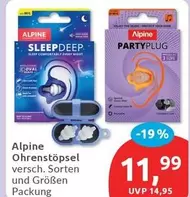 Alpine - Ohrenstöpsel