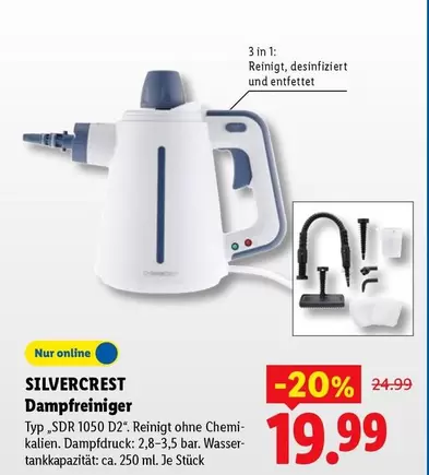 Dampfreiniger Typ SDR 1050 D2