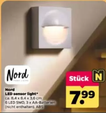 LED sensor light