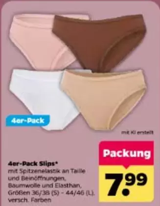 4er-Pack Slips