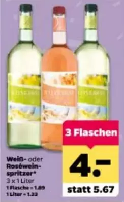 Weiß- oder Roséwein-spritzer