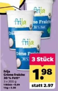 Crème fraîche 30% Fett