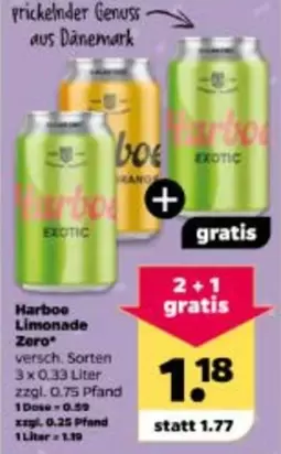 Harboe Limonade Zero