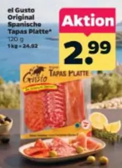 Original Spanische Tapas Platte