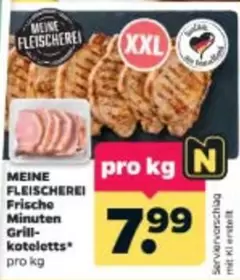 Frische Minuten Grill-koteletts