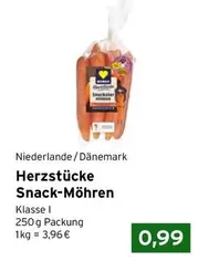 Herzstücke Snack-Möhren