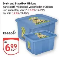 Minions - Dreh- und Stapelbox