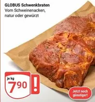 Schwenkbraten Vom Schweinenacken, natur oder gewürzt