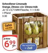 Orange - Schollener Limonade , Zitrone oder Zitrone trüb