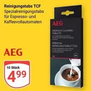 AEG - Reinigungstabs TCF Spezialreinigungstabs für Espresso- und Kaffeevollautomaten