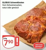 Schwenkbraten Vom Schweinenacken, natur oder gewürzt