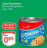 Erdnüsse Geröstet und gesalzen