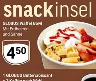 Wahl - GLOBUS Waffel Bowl Mit Erdbeeren und Sahne