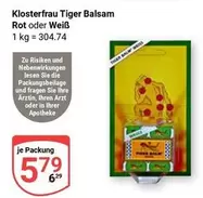 Tiger Balsam Rot oder Weiß