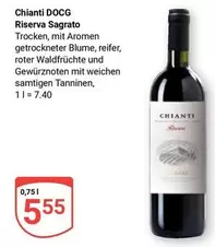 Blume - Chianti DOCG Riserva Sagrato