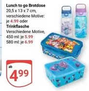 Lunch to go Brotdose / Trinkflasche